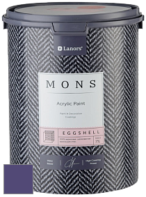 MONS EGGSHELL PAINT – 100% акриловая шелковисто-матовая краска, 7 % блеска цвет NCS S 5040-R60B 