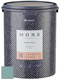 MONS INTERIOR PAINT – 100% акриловая глубоко матовая краска, 3% блеска цвет NCS S 3020-B50G 