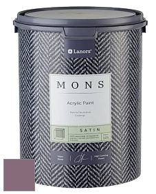 MONS SATIN PAINT – 100% акриловая полуматовая краска, 12% блеска цвет NCS S 5020-R30B 