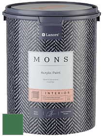 MONS INTERIOR PAINT – 100% акриловая глубоко матовая краска, 3% блеска цвет NCS S 4050-G10Y 