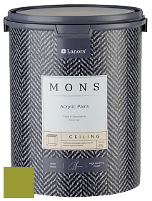 MONS CEILING PAINT – Aбсолютно матовая потолочная краска, 2% блеска цвет NCS S 2070-G50Y 