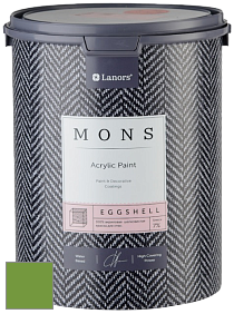 MONS EGGSHELL PAINT – 100% акриловая шелковисто-матовая краска, 7 % блеска цвет NCS S 2070-G30Y 