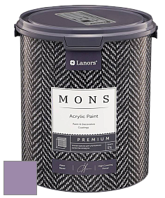 MONS PREMIUM PAINT – 100% акриловая интерьерная краска с шелковистым матовым блеском цвет NCS S 3030-R50B 
