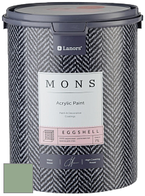 MONS EGGSHELL PAINT – 100% акриловая шелковисто-матовая краска, 7 % блеска цвет NCS S 3020-G20Y 