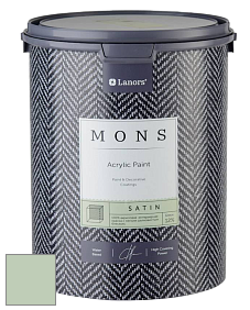 MONS SATIN PAINT – 100% акриловая полуматовая краска, 12% блеска цвет NCS S 1515-G20Y 