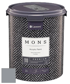 MONS PREMIUM PAINT – 100% акриловая интерьерная краска с шелковистым матовым блеском цвет NCS S 4005-R80B 