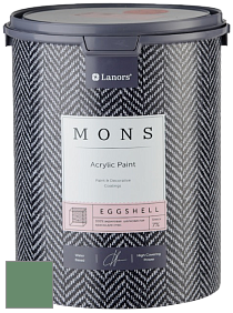 MONS EGGSHELL PAINT – 100% акриловая шелковисто-матовая краска, 7 % блеска цвет NCS S 4030-G10Y 