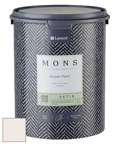 MONS SATIN PAINT – 100% акриловая полуматовая краска, 12% блеска цвет NCS S 0502-Y50R 