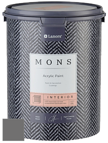 MONS INTERIOR PAINT – 100% акриловая глубоко матовая краска, 3% блеска цвет NCS S 6500-N 