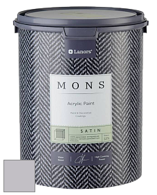 MONS SATIN PAINT – 100% акриловая полуматовая краска, 12% блеска цвет NCS S 2005-R50B 