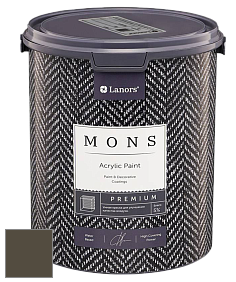 MONS PREMIUM PAINT – 100% акриловая интерьерная краска с шелковистым матовым блеском цвет NCS S 8010-G90Y 