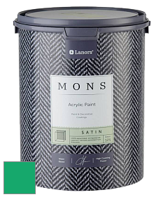 MONS SATIN PAINT – 100% акриловая полуматовая краска, 12% блеска цвет NCS S 1565-G 
