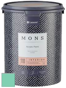 MONS INTERIOR PAINT – 100% акриловая глубоко матовая краска, 3% блеска цвет NCS S 1040-B90G 