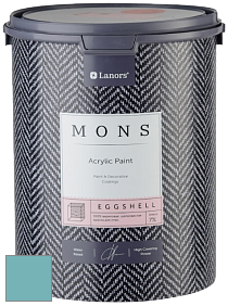 MONS EGGSHELL PAINT – 100% акриловая шелковисто-матовая краска, 7 % блеска цвет NCS S 2030-B30G 