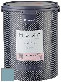 MONS EGGSHELL PAINT – 100% акриловая шелковисто-матовая краска, 7 % блеска цвет NCS S 3020-B10G 