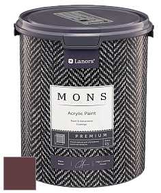 MONS PREMIUM PAINT – 100% акриловая интерьерная краска с шелковистым матовым блеском цвет NCS S 6030-R10B 