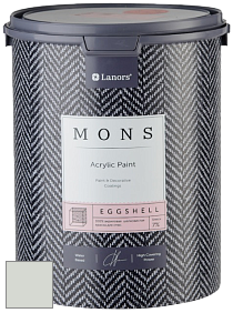 MONS EGGSHELL PAINT – 100% акриловая шелковисто-матовая краска, 7 % блеска цвет MONS 129 Пыльная ива
