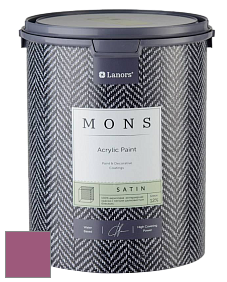 MONS SATIN PAINT – 100% акриловая полуматовая краска, 12% блеска цвет NCS S 3050-R30B 