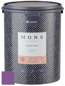 MONS INTERIOR PAINT – 100% акриловая глубоко матовая краска, 3% блеска цвет NCS S 3055-R50B 