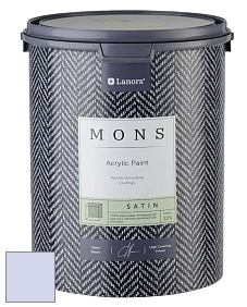 MONS SATIN PAINT – 100% акриловая полуматовая краска, 12% блеска цвет NCS S 0520-R60B 