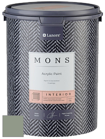 MONS INTERIOR PAINT – 100% акриловая глубоко матовая краска, 3% блеска цвет NCS S 4010-G30Y 