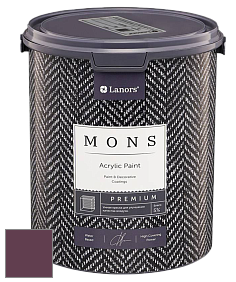 MONS PREMIUM PAINT – 100% акриловая интерьерная краска с шелковистым матовым блеском цвет NCS S 6030-R30B 