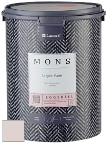 MONS EGGSHELL PAINT – 100% акриловая шелковисто-матовая краска, 7 % блеска цвет MONS 37 Розовый слон