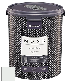 MONS PREMIUM PAINT – 100% акриловая интерьерная краска с шелковистым матовым блеском цвет NCS S 0502-G 