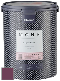 MONS EGGSHELL PAINT – 100% акриловая шелковисто-матовая краска, 7 % блеска цвет NCS S 5040-R30B 