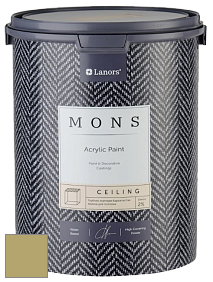 MONS CEILING PAINT – Aбсолютно матовая потолочная краска, 2% блеска цвет MONS 16 Зеленый виноград