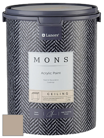 MONS CEILING PAINT – Aбсолютно матовая потолочная краска, 2% блеска цвет MONS 100 Сепия