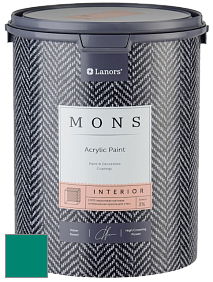 MONS INTERIOR PAINT – 100% акриловая глубоко матовая краска, 3% блеска цвет NCS S 3060-B70G 