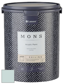 MONS CEILING PAINT – Aбсолютно матовая потолочная краска, 2% блеска цвет NCS S 1010-B70G 
