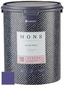 MONS EGGSHELL PAINT – 100% акриловая шелковисто-матовая краска, 7 % блеска цвет NCS S 4050-R60B 