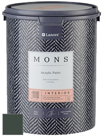 MONS INTERIOR PAINT – 100% акриловая глубоко матовая краска, 3% блеска цвет NCS S 8010-G10Y 