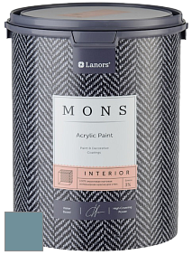 MONS INTERIOR PAINT – 100% акриловая глубоко матовая краска, 3% блеска цвет NCS S 4020-B10G 
