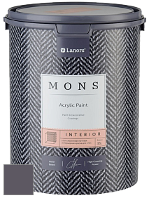MONS INTERIOR PAINT – 100% акриловая глубоко матовая краска, 3% блеска цвет NCS S 7010-R50B 