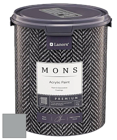 MONS PREMIUM PAINT – 100% акриловая интерьерная краска с шелковистым матовым блеском цвет NCS S 3502-B 