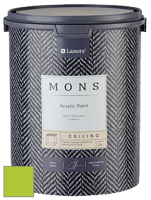 MONS CEILING PAINT – Aбсолютно матовая потолочная краска, 2% блеска цвет NCS S 0575-G40Y 