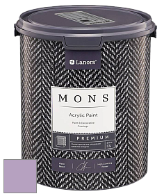 MONS PREMIUM PAINT – 100% акриловая интерьерная краска с шелковистым матовым блеском цвет NCS S 2030-R50B 