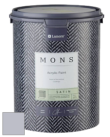 MONS SATIN PAINT – 100% акриловая полуматовая краска, 12% блеска цвет NCS S 2010-R60B 