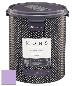 MONS PREMIUM PAINT – 100% акриловая интерьерная краска с шелковистым матовым блеском цвет NCS S 1040-R50B 