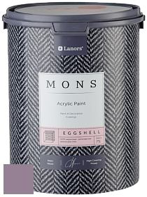 MONS EGGSHELL PAINT – 100% акриловая шелковисто-матовая краска, 7 % блеска цвет NCS S 4020-R40B 