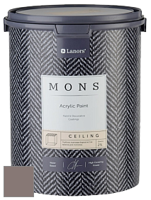 MONS CEILING PAINT – Aбсолютно матовая потолочная краска, 2% блеска цвет MONS 180 Загадка