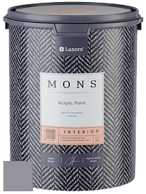 MONS INTERIOR PAINT – 100% акриловая глубоко матовая краска, 3% блеска цвет NCS S 4010-R50B 