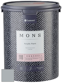 MONS EGGSHELL PAINT – 100% акриловая шелковисто-матовая краска, 7 % блеска цвет MONS 153 Зимний вечер