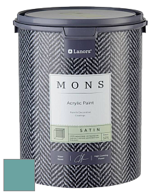 MONS SATIN PAINT – 100% акриловая полуматовая краска, 12% блеска цвет NCS S 3030-B50G 