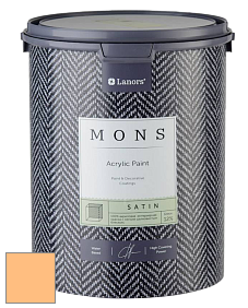 MONS SATIN PAINT – 100% акриловая полуматовая краска, 12% блеска цвет NCS S 0540-Y30R 