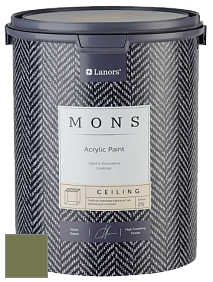 MONS CEILING PAINT – Aбсолютно матовая потолочная краска, 2% блеска цвет NCS S 5030-G50Y 