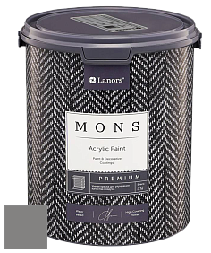 MONS PREMIUM PAINT – 100% акриловая интерьерная краска с шелковистым матовым блеском цвет NCS S 5500-N 